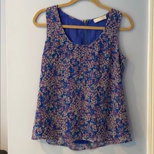 MM Couture Miss Me Flowery Silk Top